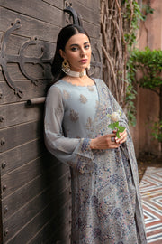 Dastan by Ramsha Embroidered Chiffon Unstitched 3 Piece Suit T-103