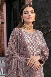 Dastan by Ramsha Embroidered Chiffon Unstitched 3 Piece Suit T-104