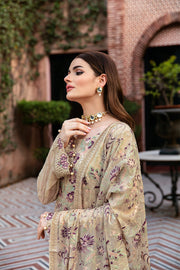 Dastan by Ramsha Embroidered Chiffon Unstitched 3 Piece Suit T-105