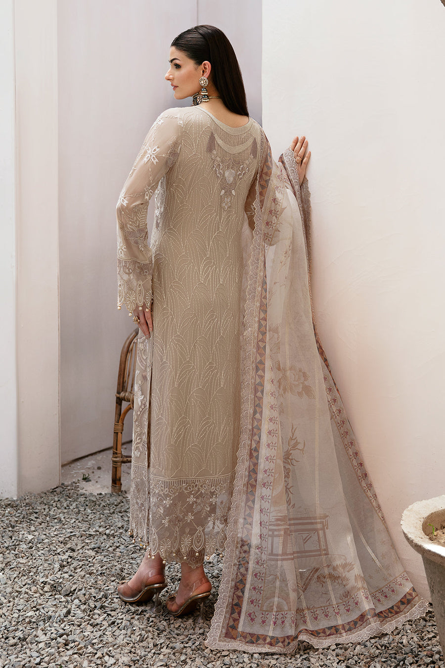 Dastan by Ramsha Embroidered Chiffon Unstitched 3Pc Suit T-201