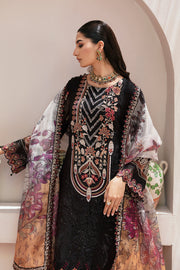 Dastan by Ramsha Embroidered Chiffon Unstitched 3Pc Suit T-205