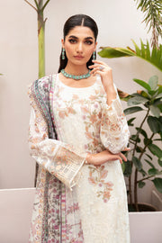 Dastan by Ramsha Embroidered Chiffon Unstitched 3Pc Suit T-206