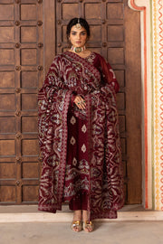 Ramsha Dastan Vol-03 Embroidered Chiffon Unstitched 3Pc Suit T-301