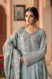 Ramsha Dastan Vol-03 Embroidered Chiffon Unstitched 3Pc Suit T-302