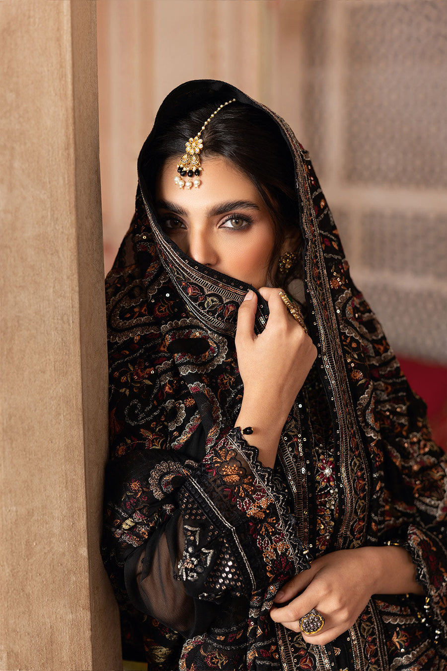 Ramsha Dastan Vol-03 Embroidered Chiffon Unstitched 3Pc Suit T-304