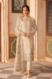 Ramsha Dastan Vol-03 Embroidered Chiffon Unstitched 3Pc Suit T-305