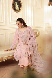 Ramsha Dastan Vol-04 Embroidered Chiffon Unstitched 3Pc Suit T-403