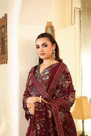 Ramsha Dastan Vol-04 Embroidered Chiffon Unstitched 3Pc Suit T-404