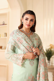 Ramsha Dastan Vol-04 Embroidered Chiffon Unstitched 3Pc Suit T-407