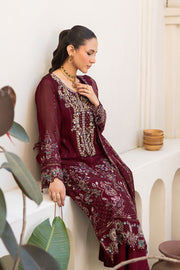 Ramsha Dastan Vol-05 Embroidered Chiffon Unstitched 3Pc Suit T-503