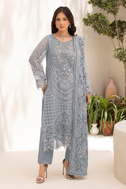 Ramsha Dastan Vol-05 Embroidered Chiffon Unstitched 3Pc Suit T-505