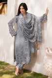 Ramsha Dastan Vol-05 Embroidered Chiffon Unstitched 3Pc Suit T-505