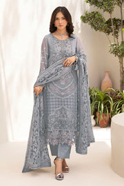 Ramsha Dastan Vol-05 Embroidered Chiffon Unstitched 3Pc Suit T-505