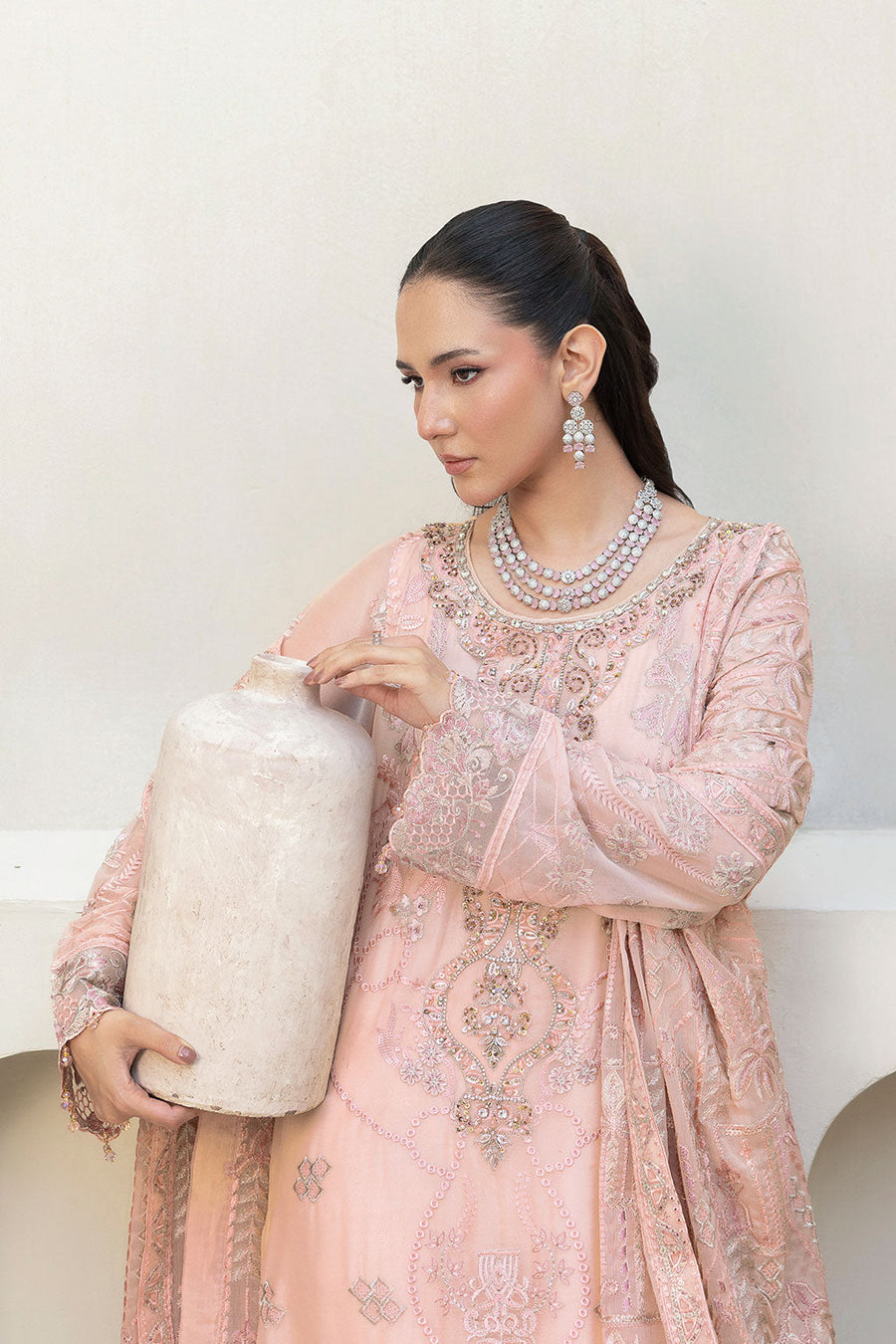 Ramsha Dastan Vol-05 Embroidered Chiffon Unstitched 3Pc Suit T-507