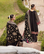 Zahra by Xenia Formals Embroidered Chiffon Unstitched 3Pc Suit D-04 TAALIH