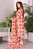 Feathers Nayab Unstitched Digital Printed Lawn 3Pc Suit TAFFY ROSE-FT124