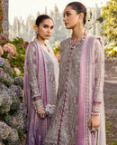 Zahra by Xenia Formals Embroidered Chiffon Unstitched 3Pc Suit D-09 TAIF