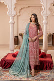 House of Nawab Gulmira Embroidered Net Unstitched 3Pc Suit D-02 TALA