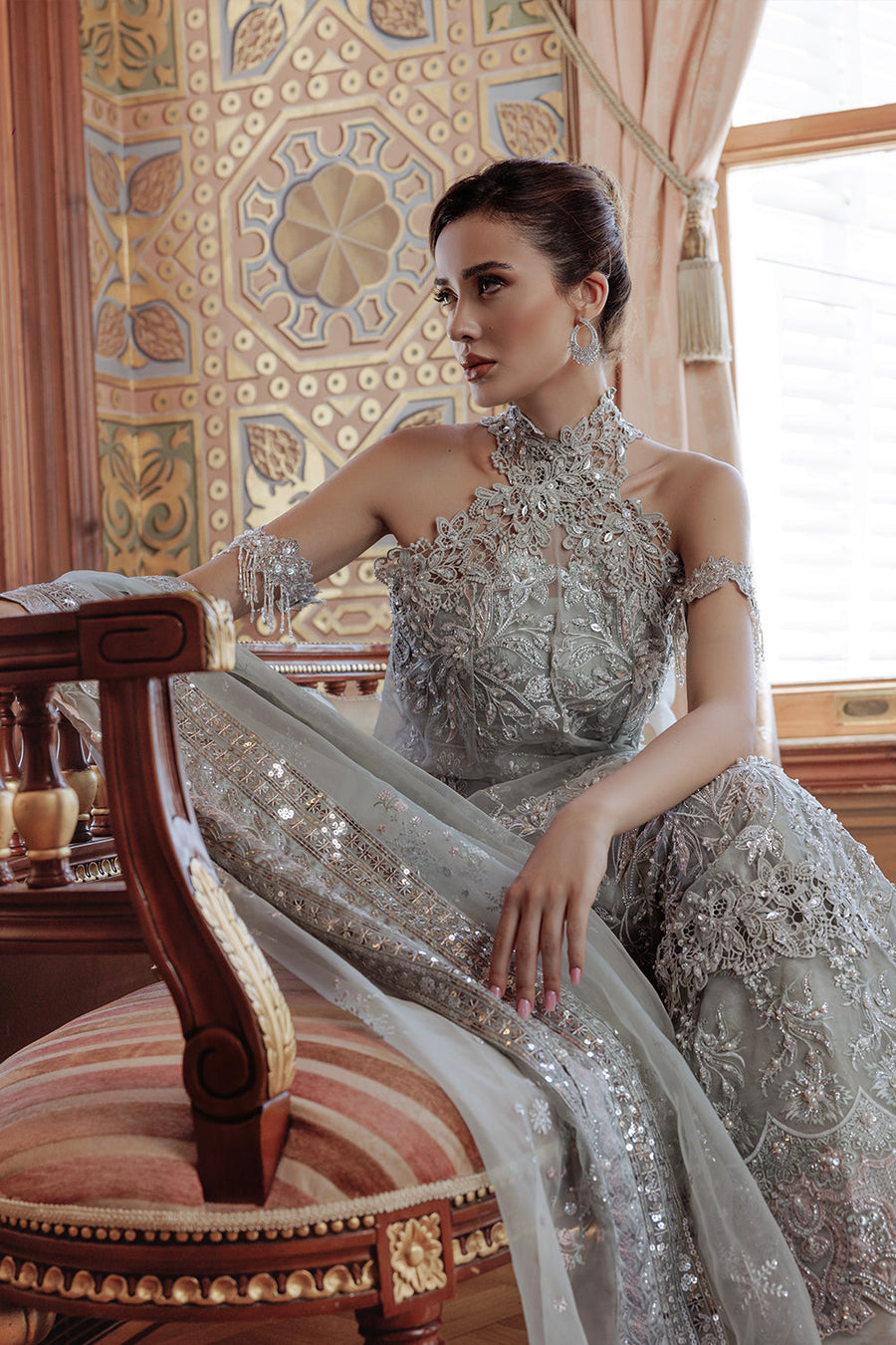 Lumiere By Saira Rizwan Embroidered Organza Unstitched 3Pc Suit SR-03