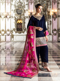 Zainab Chottani Embroidered Velvet Unstitched 3Pc Suit D-05 TARA