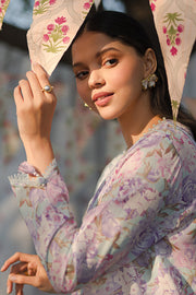 Cross Stitch Eid Lawn Unstitched Embroidered 3Pc Suit D-24 Tender Breeze