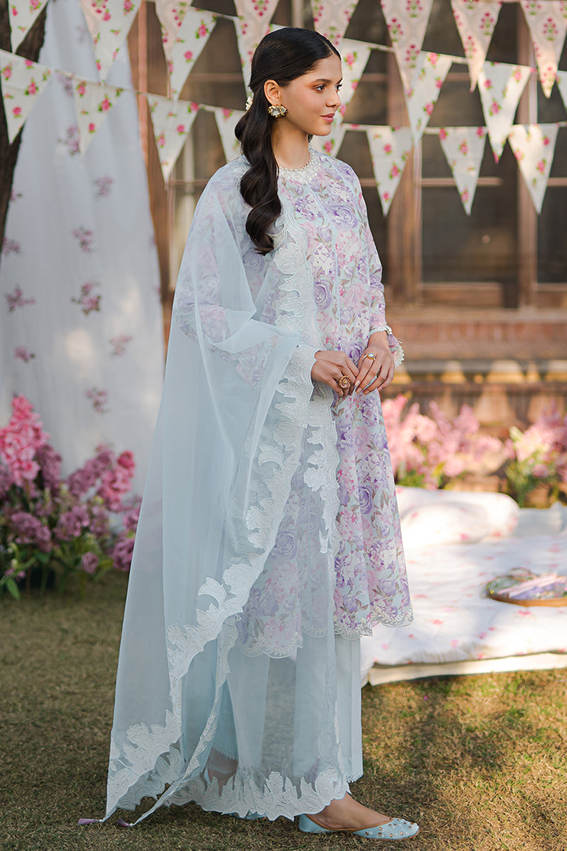 Cross Stitch Eid Lawn Unstitched Embroidered 3Pc Suit D-24 Tender Breeze