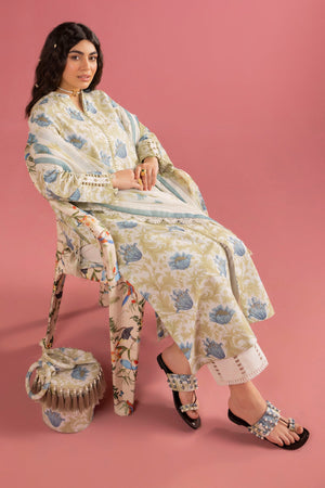 Sheen by Alizeh Fashion Printed Lawn Unstitched 3Pc Suit - TESORO