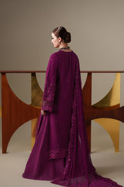 Emaan Adeel Nouvelle Embroidered Chiffon Unstitched 3Pc Suit - THEA