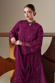 Emaan Adeel Nouvelle Embroidered Chiffon Unstitched 3Pc Suit - THEA