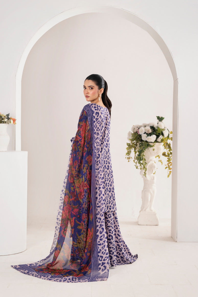 Feathers Premium Printed Lawn Unstitched 3Pc Suit TIVORN-FT702