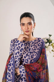 Feathers Premium Printed Lawn Unstitched 3Pc Suit TIVORN-FT702