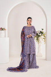 Feathers Premium Printed Lawn Unstitched 3Pc Suit TIVORN-FT702