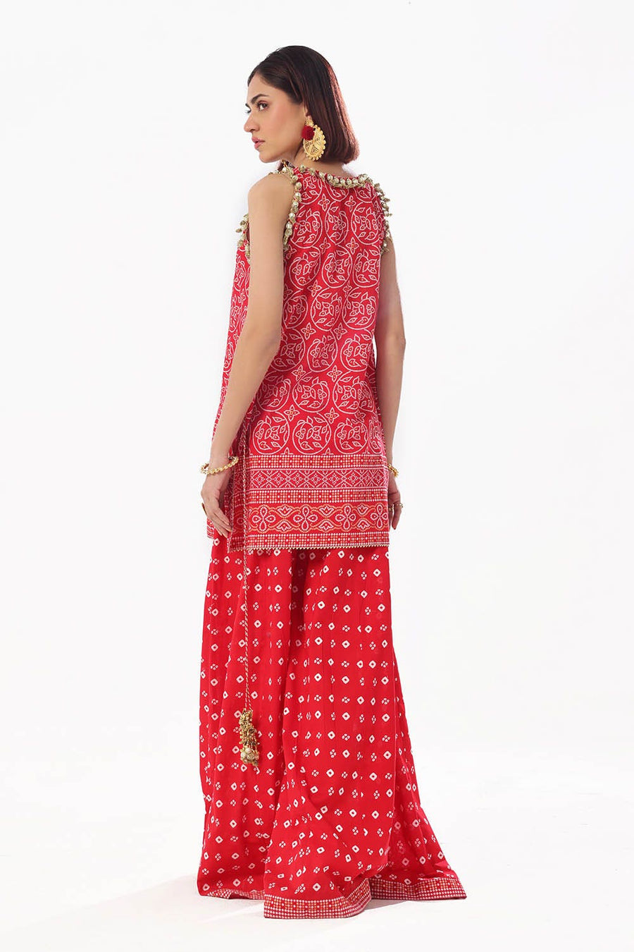 Gul Ahmed Chunri Embroidered Lawn Unstitched 2Pc Suit TL-52031