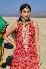 Gul Ahmed Chunri Embroidered Lawn Unstitched 2Pc Suit TL-52031