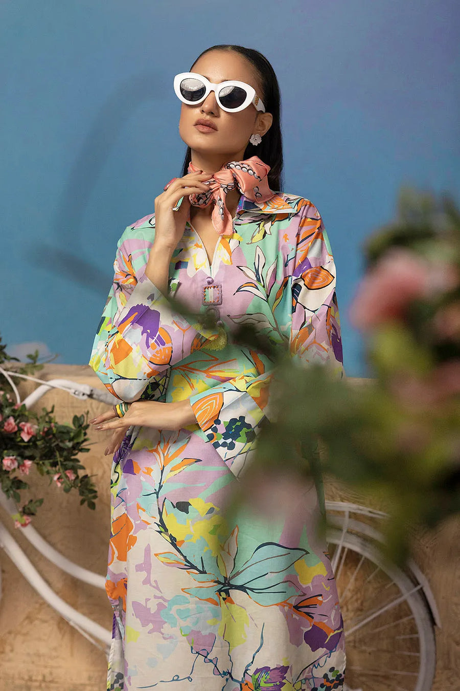 Gul Ahmed Co-Ords Unstitched Printed Lawn 2Pc Suit TL-52132