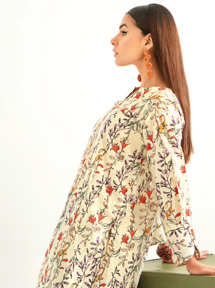 Gul Ahmed Essential Printed Lawn Unstitched 2Pc Suit TL-42008