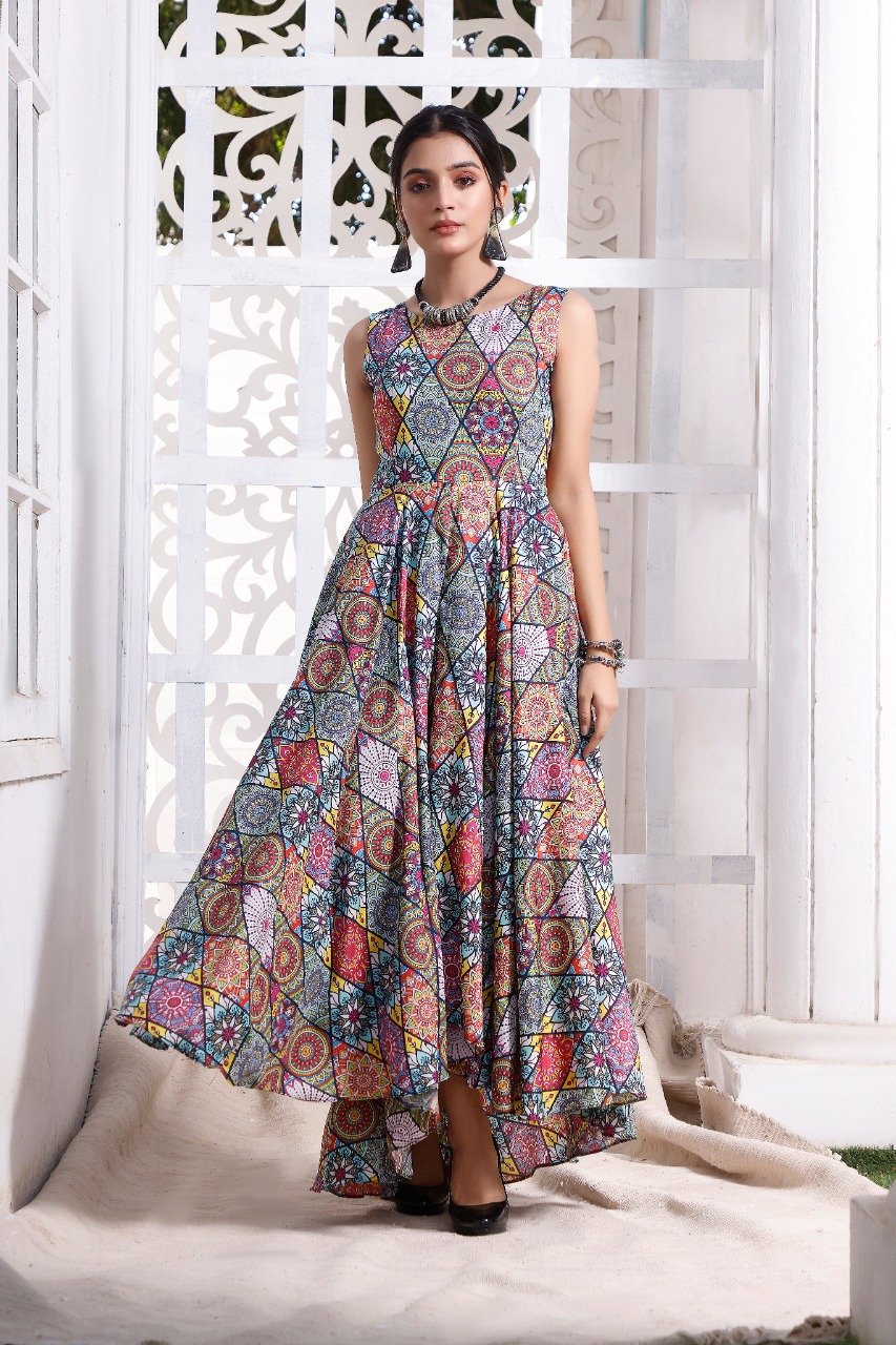 Feathers Premium Printed Lawn Unstitched 2Pc Suit TRIBAL ART-FT519