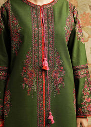 Hussain Rehar Embroidered Khaddar Unstitched 3Pc Suit - Taal