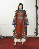 Jugnu Lahore The Reserved View Embroidered Cotton Unstitched 3Pc Suit - Tahmi