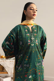 Coco by Zara Shahjahan Prints Unstitched Lawn 3Pc Suit D-07B Takara