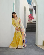 Liliana by Faiza Saqlain Embroidered Lawn Unstitched 3Pc Suit - Talin