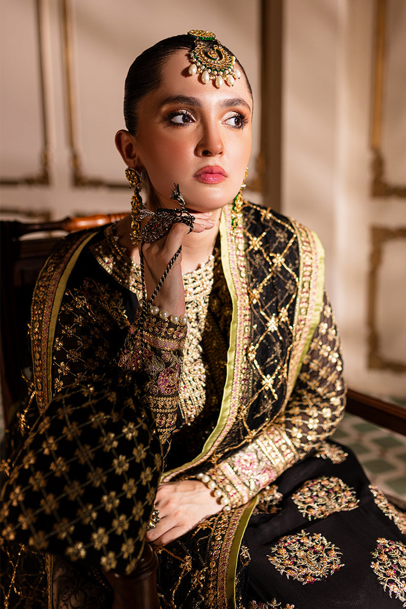 Roheenaz Naira Embroidered Chiffon Unstitched 3Pc Suit RNZ-03 Taliya