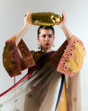 Jugnu by Hussain Rehar Unstitched Embroidered Lawn 3Pc Suit - Tanim