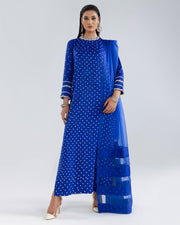 Zivah Apparel Elysian Luxury Pret 2Pc Suit ( Ready To Wear ) Tanzanite