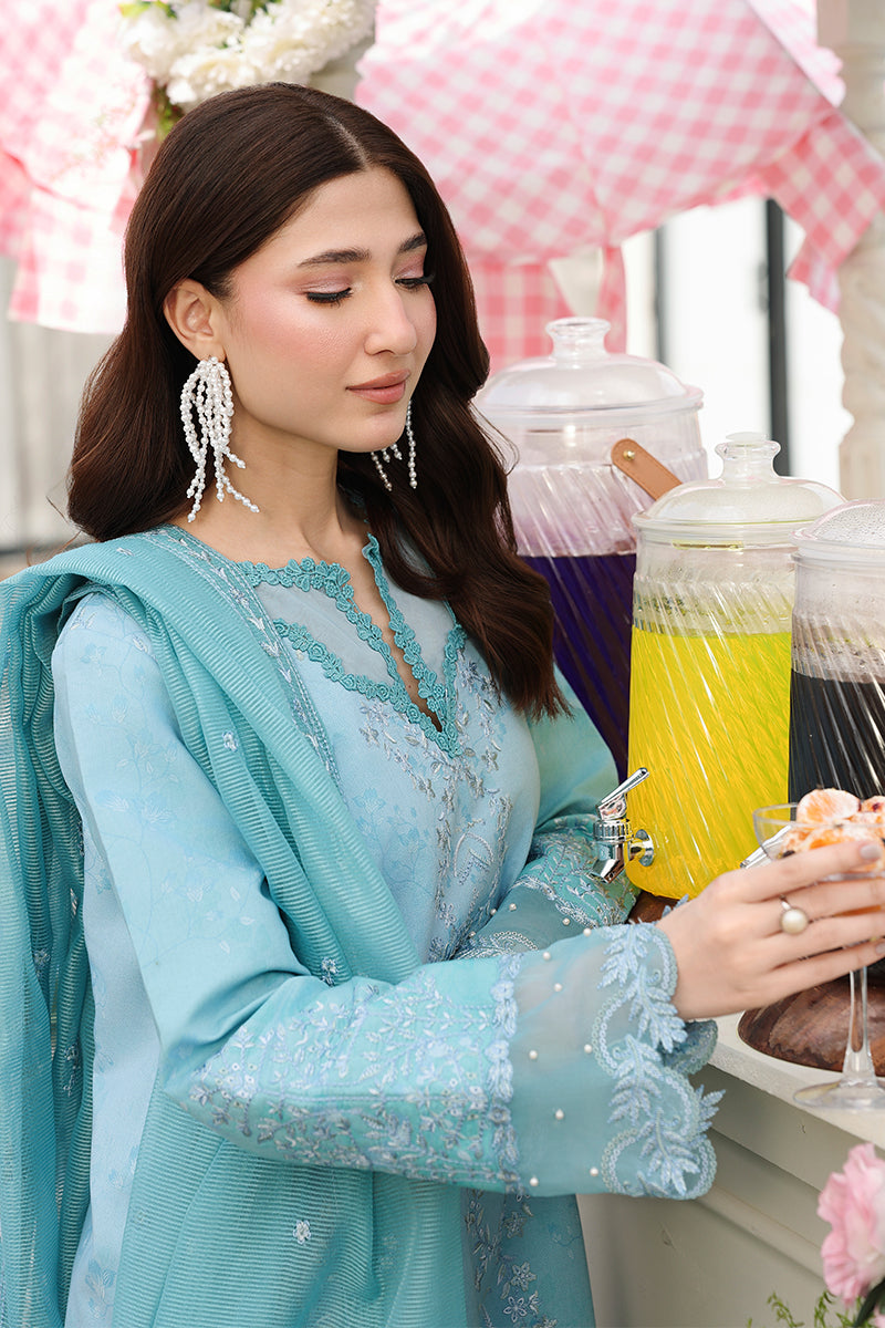 Rang Rasiya Florence Festive Embroidered Lawn Unstitched 3Pc Suit - TARA