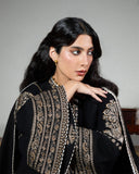 Jugnu Lahore Womenswear Embroidered Karandi Unstitched 3Pc Suit - TILA