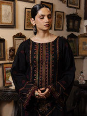Still by Yards Embroidered Italian Woolen Unstitched 3Pc Suit D-04 Timeless