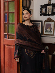 Still by Yards Embroidered Italian Woolen Unstitched 3Pc Suit D-04 Timeless