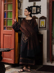 Still by Yards Embroidered Italian Woolen Unstitched 3Pc Suit D-04 Timeless