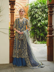 Saira Shakira Embroidered Organza Unstitched Wedding Suit - TOSKA